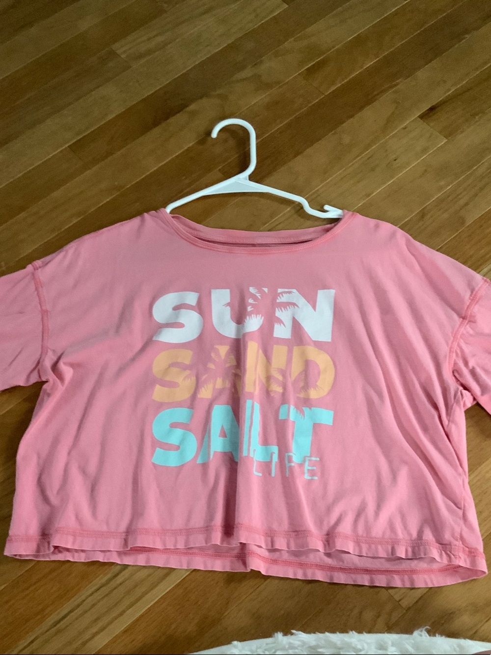 Salt Life Girls' Pink Graphic 'Sun Sand Salt Life' Tee